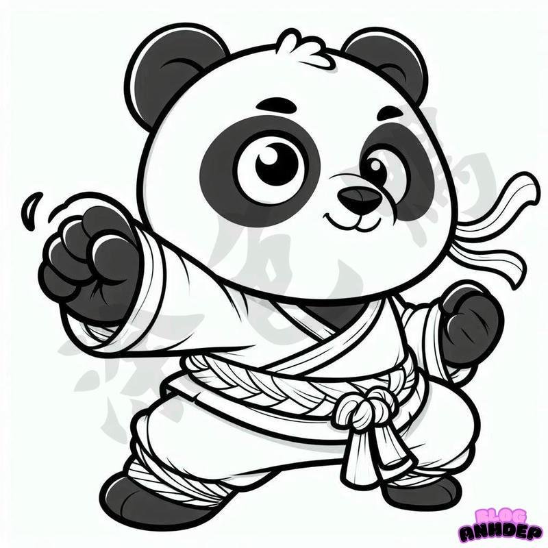 chibi panda cute drawing