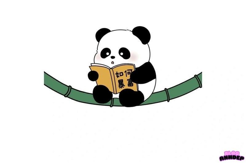 chibi panda đu