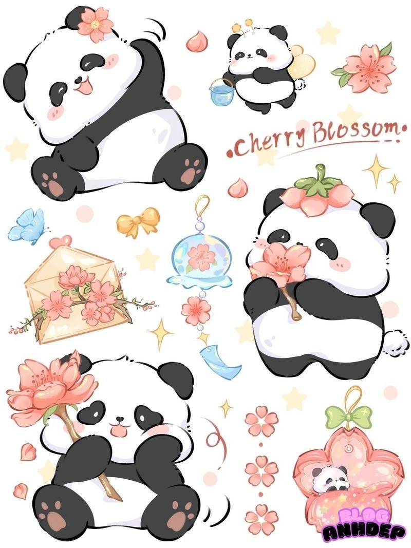 chibi panda gif