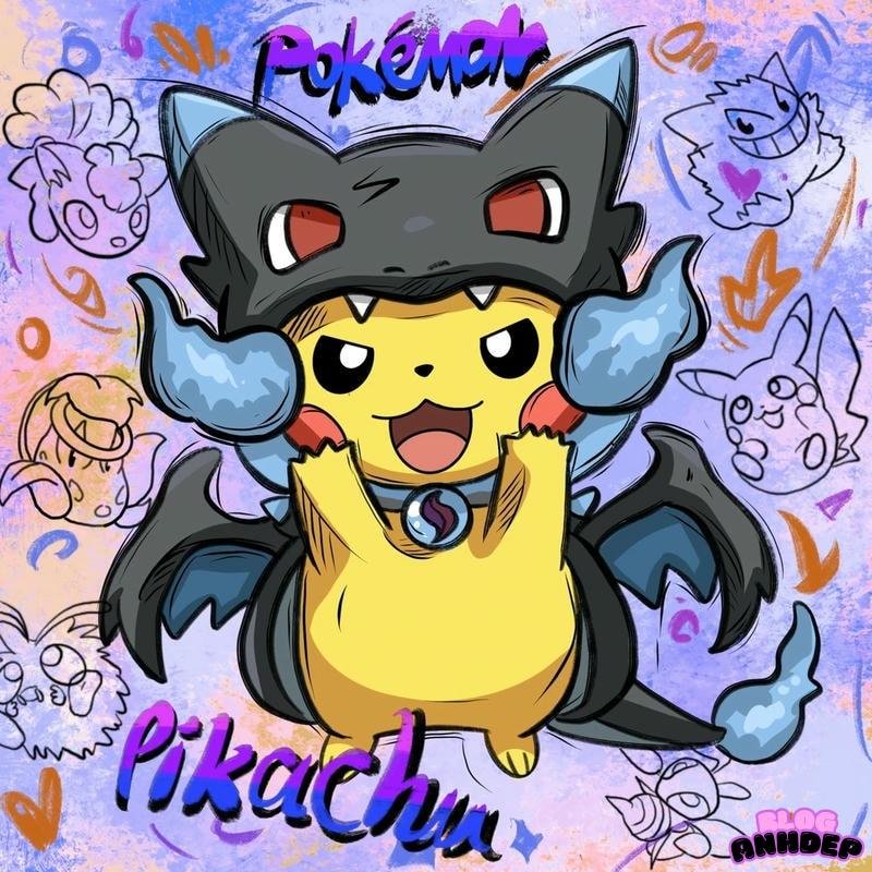 chibi pikachu mới nhất nè