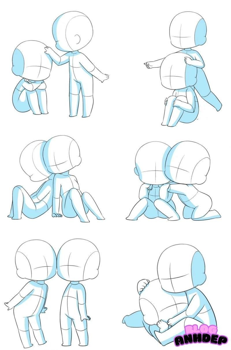 chibi poses female