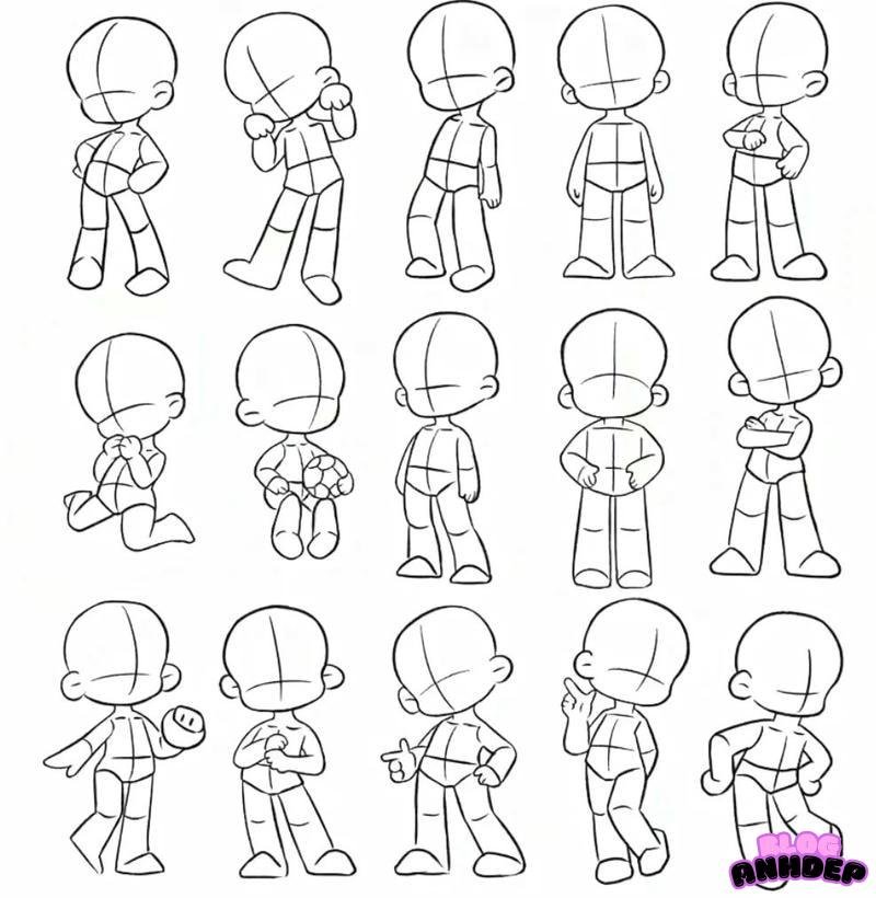 chibi poses full hd