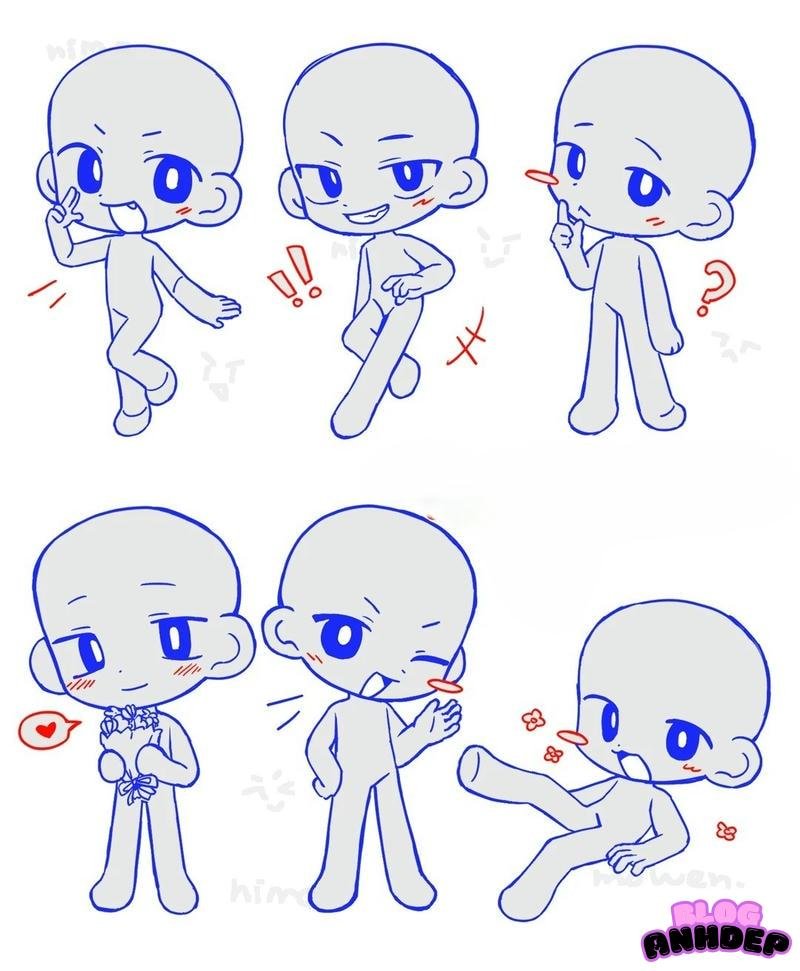 chibi poses hd
