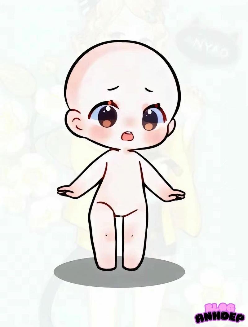 chibi poses mắt to