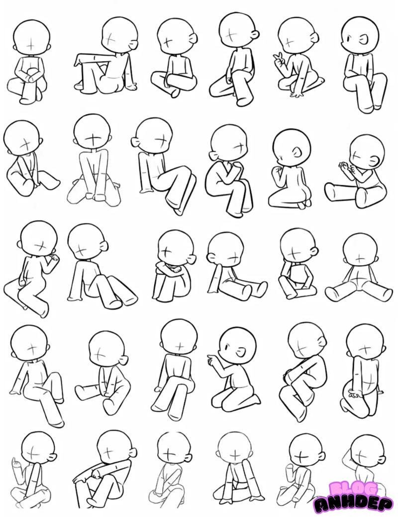 chibi poses troll