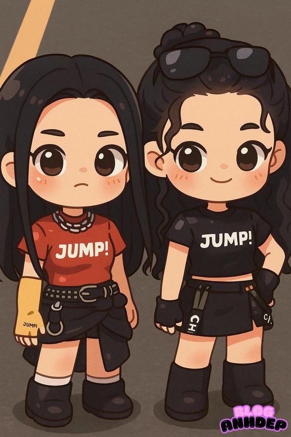 chibi rose bộ đôi