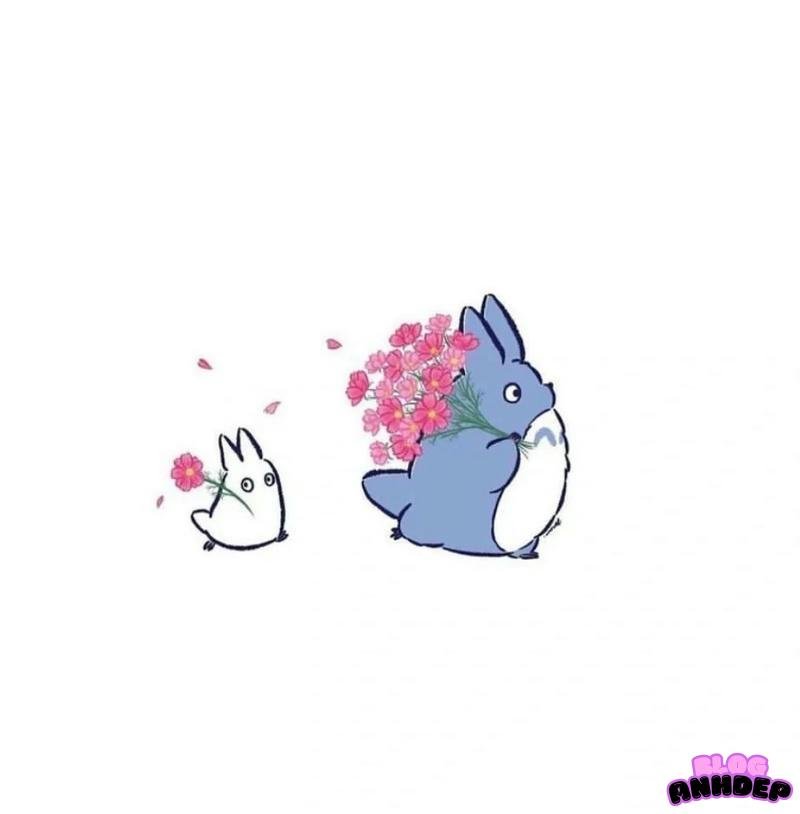 chibi totoro gif