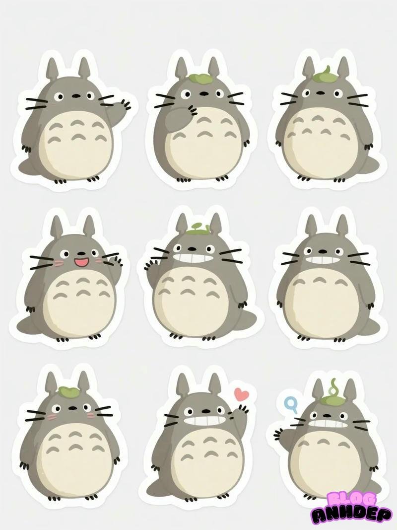 chibi totoro keychain