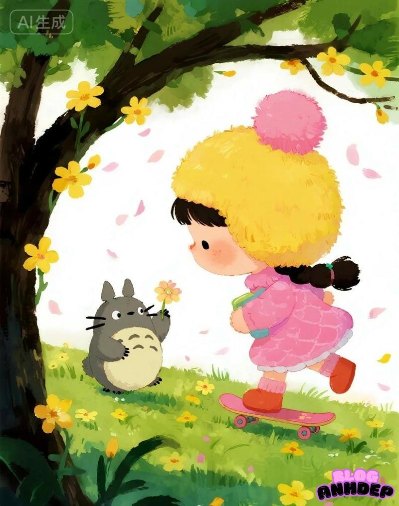 chibi totoro nhỏ bé