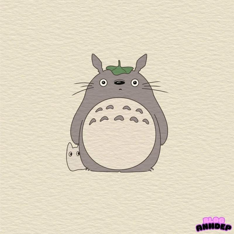 chibi totoro white