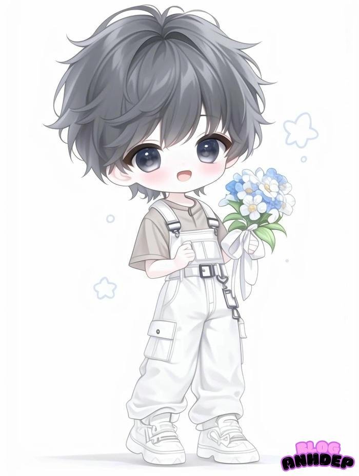 chibi trắng chibi trắng