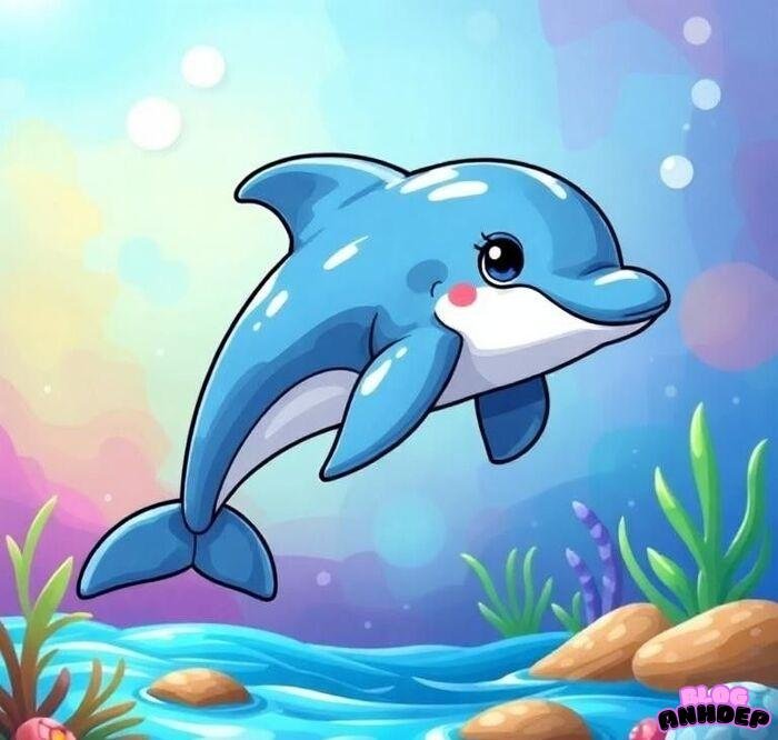 chibi việt nam cá heo