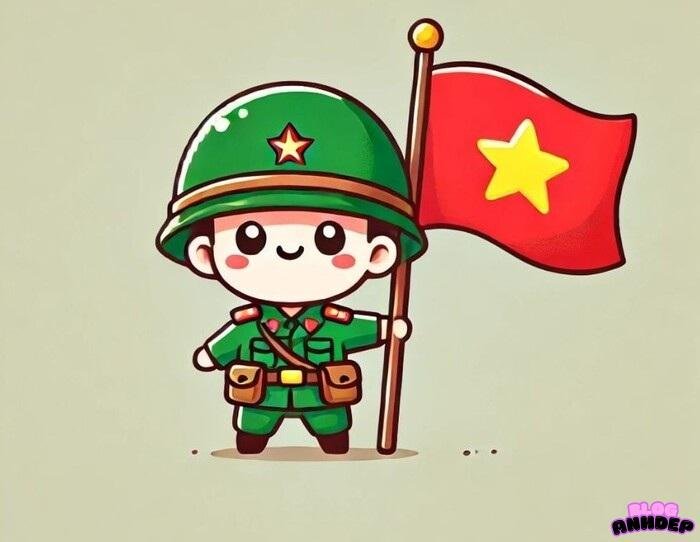 chibi việt nam chú bộ đội