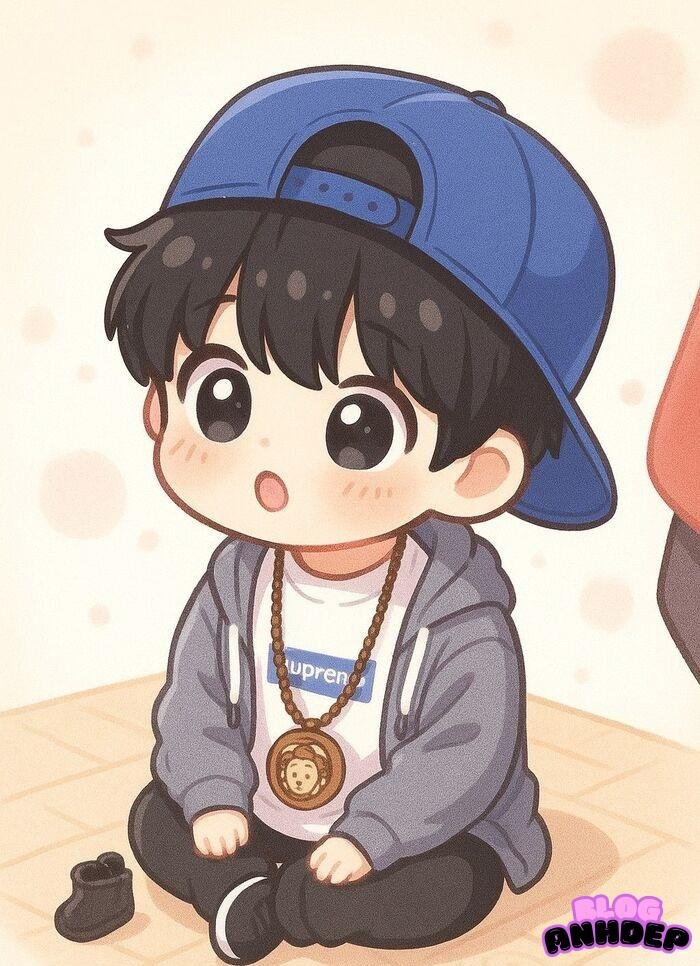 chibi việt nam đội mũ