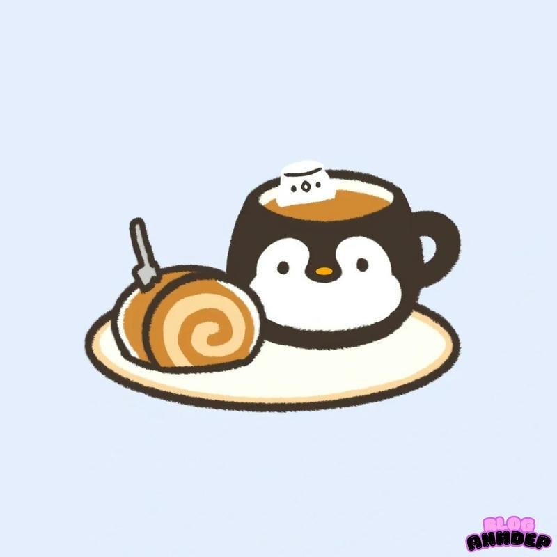 chim cánh cụt chibi 8k