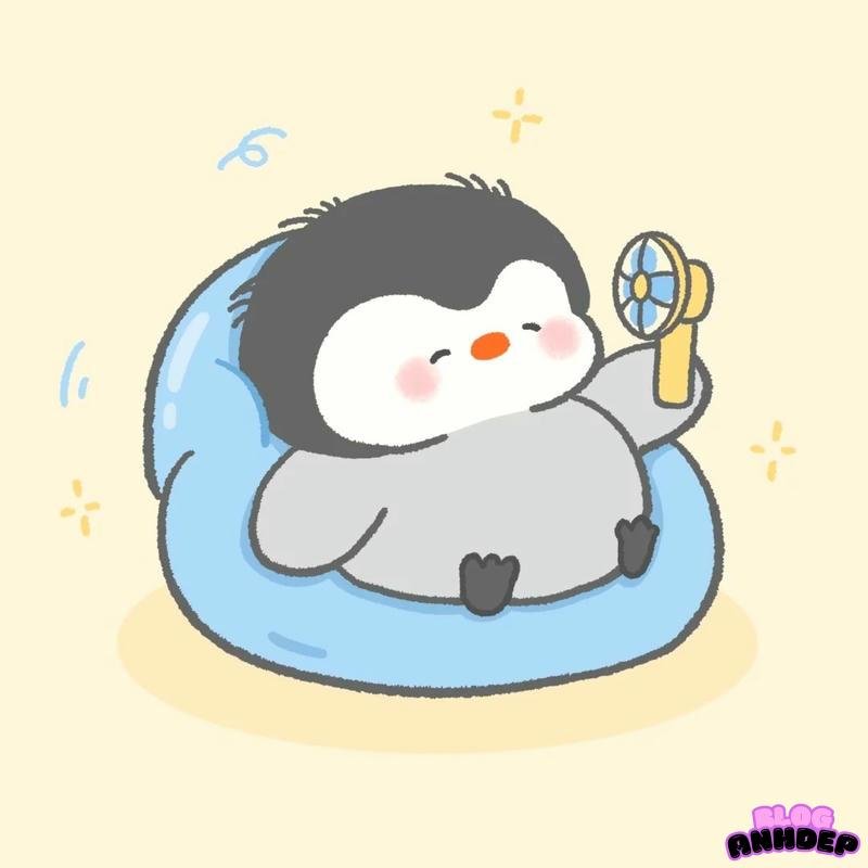 chim cánh cụt chibi 8k