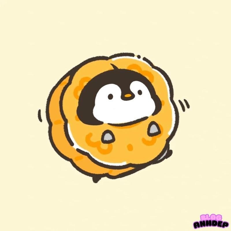 chim cánh cụt chibi cute