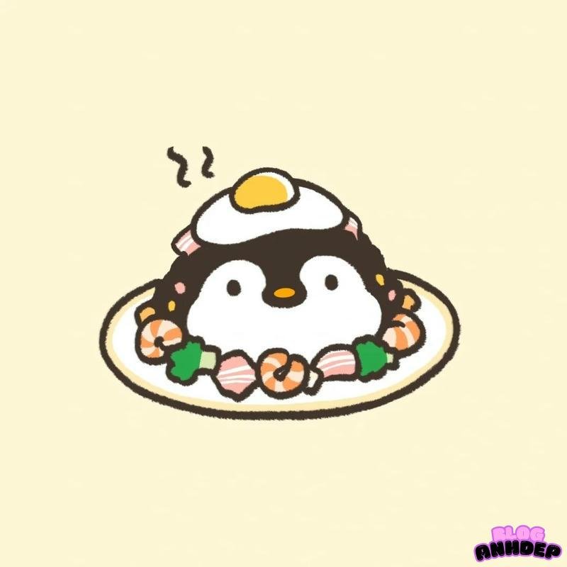 chim cánh cụt chibi đẹp