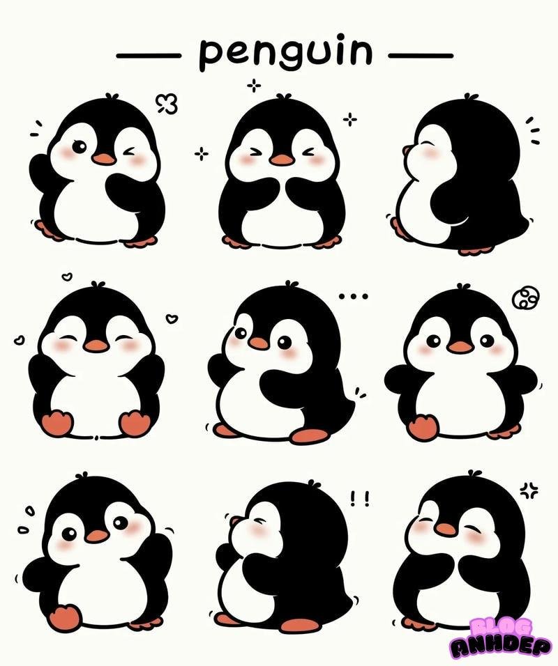 chim cánh cụt chibi là gì