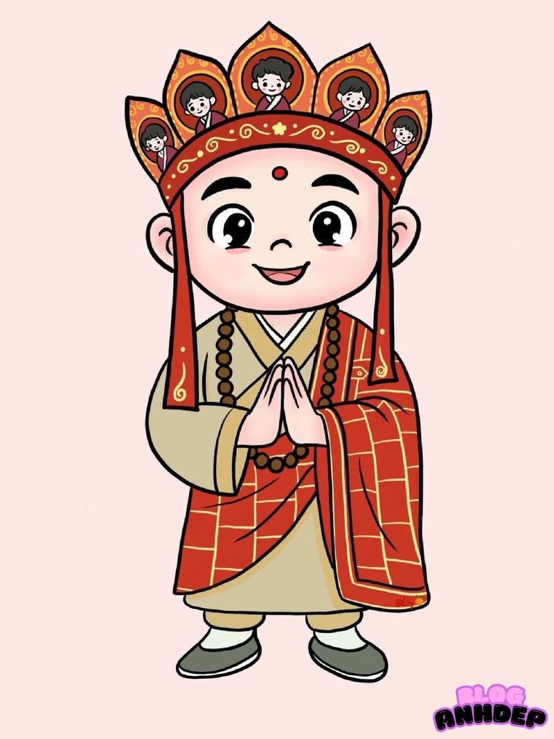 chú tiểu chibi chụ trì