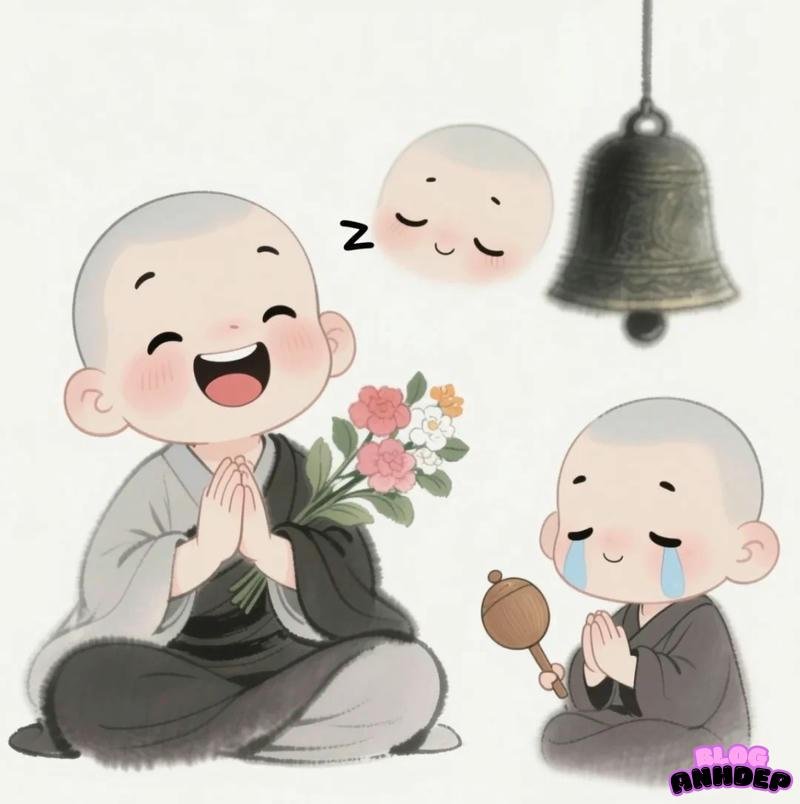 chú tiểu chibi nói chuyện