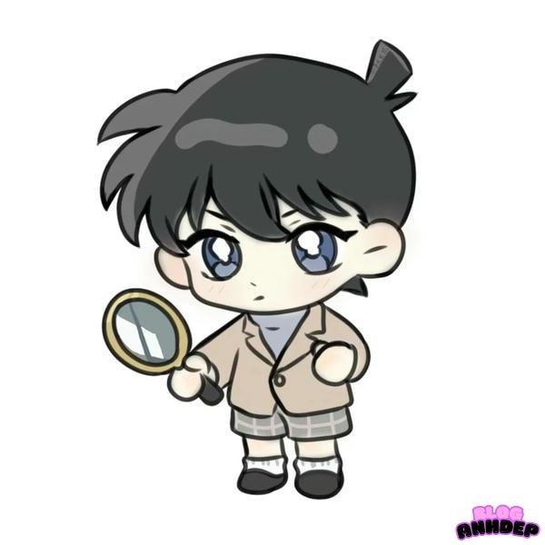 gin conan chibi