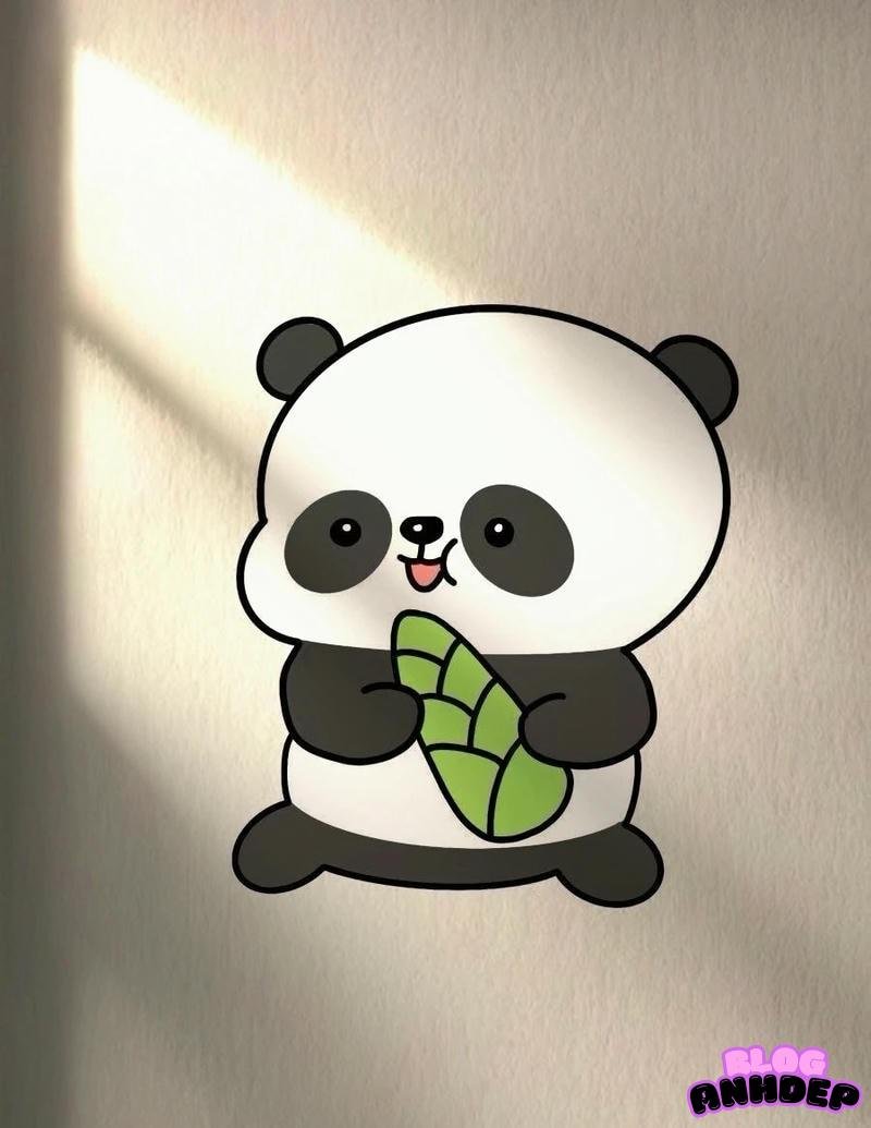 hinh anh chibi panda