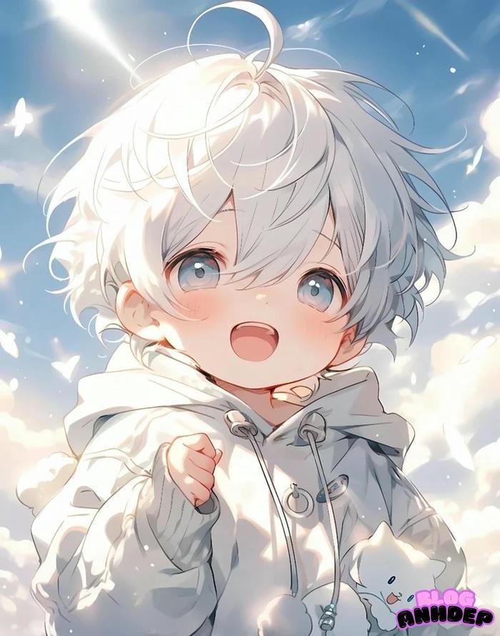 hình ảnh chibi trắng