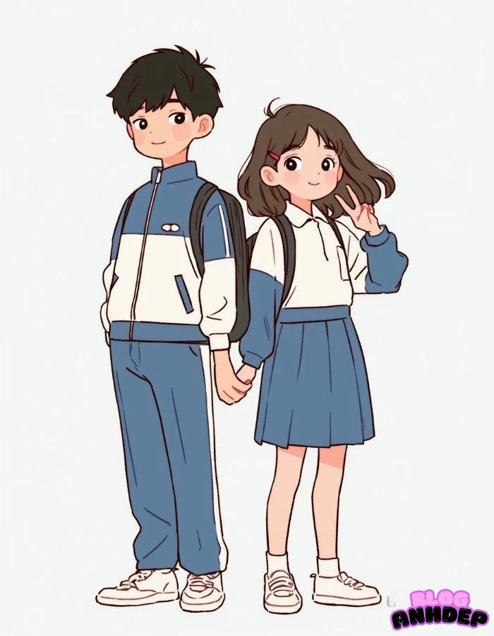 hình ảnh học sinh chibi