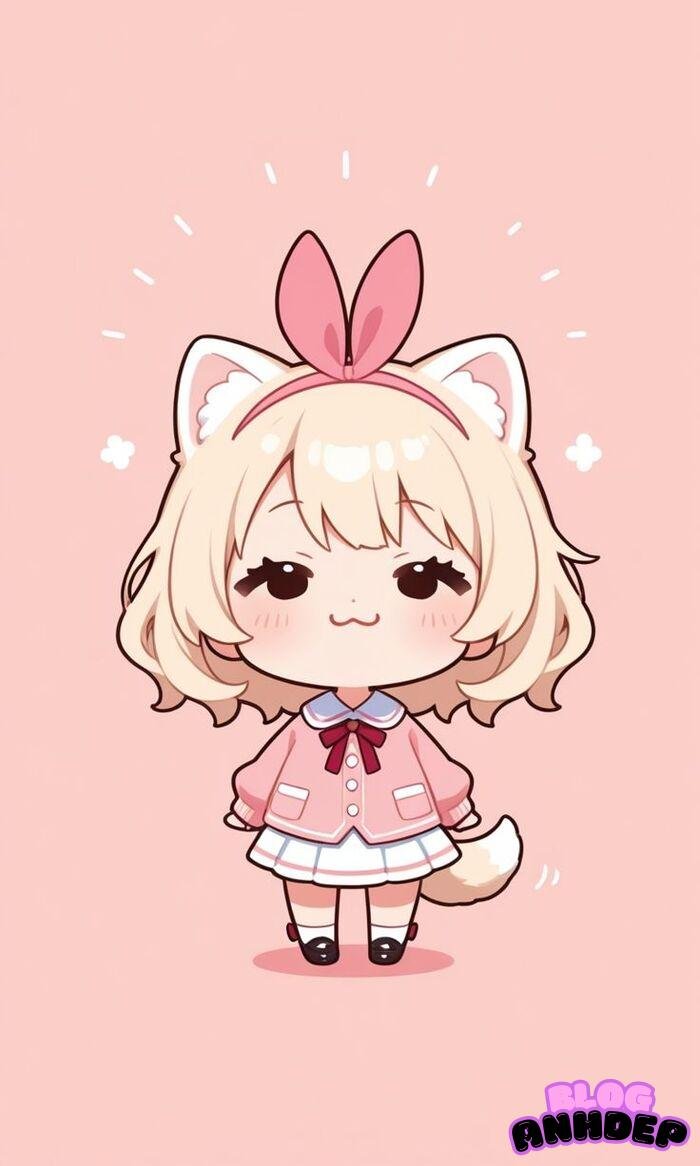 hình anime chibi girl cute nhất