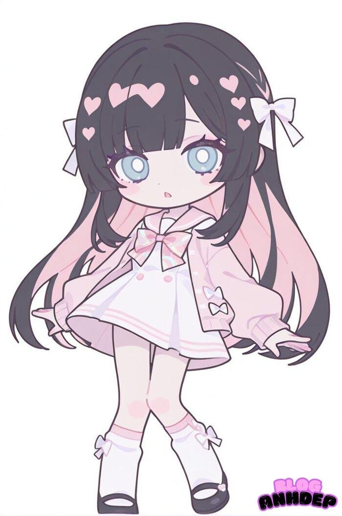 hình anime chibi girl cute