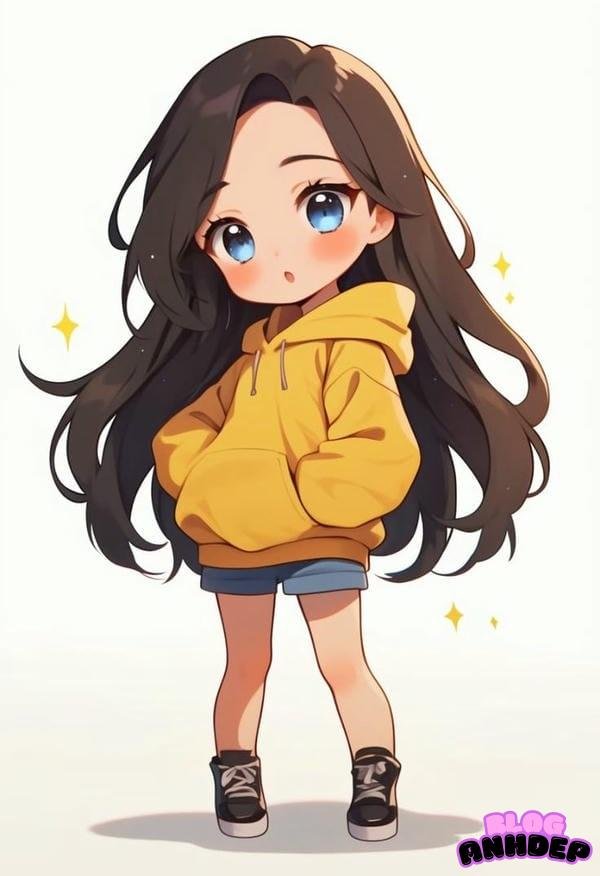 hình anime chibi nữ cute