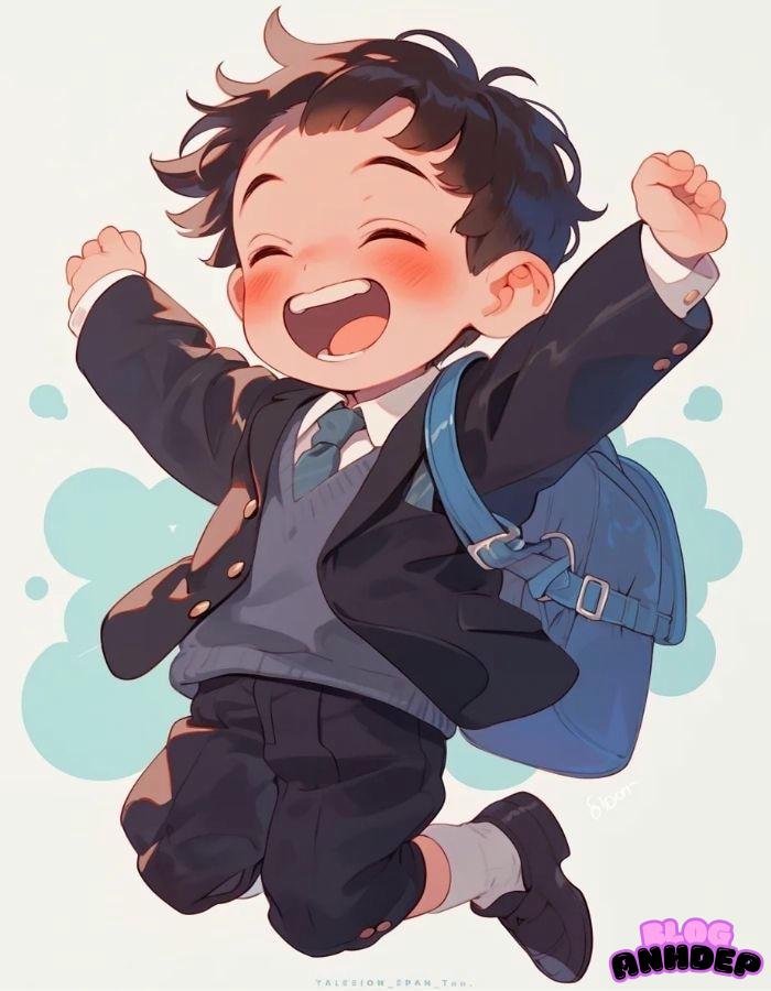 hình chibi học sinh