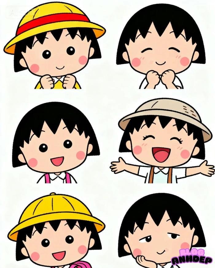hình chibi maruko chan
