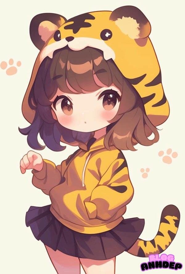 hình chibi nữ cute