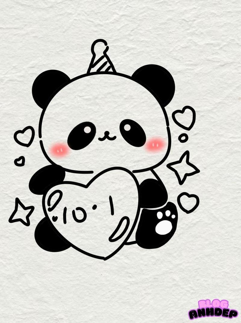 hình chibi panda