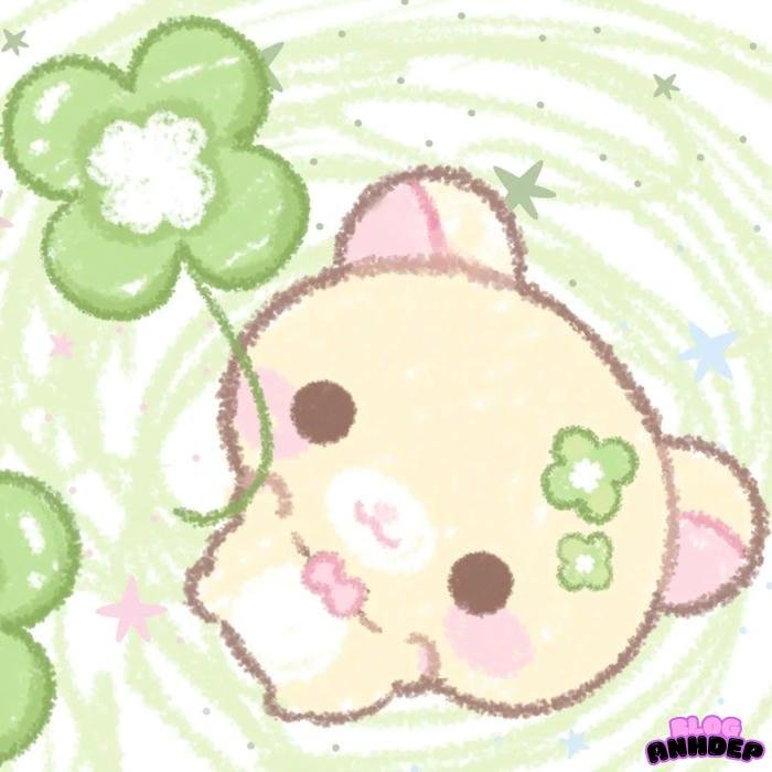 hình đại diện cỏ 4 lá profile