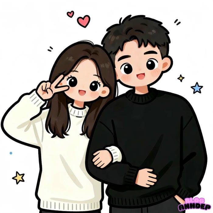 hình đại diện couple độc đáo