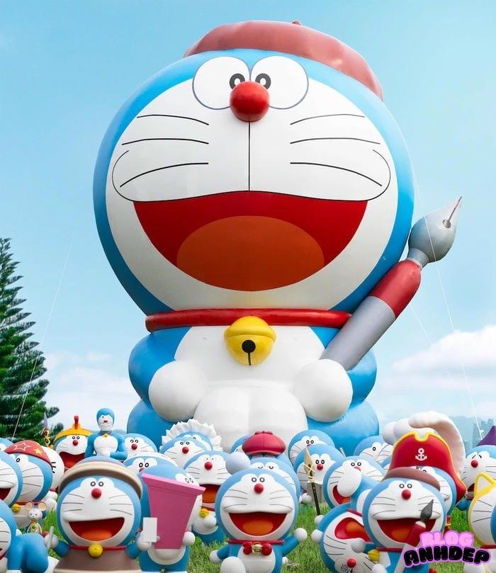 hình đại diện doraemon hành động