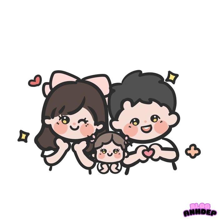 hình đại diện gia đình tinh tế