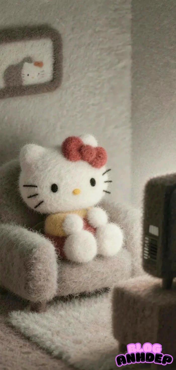 hình đại diện hello kitty 3d