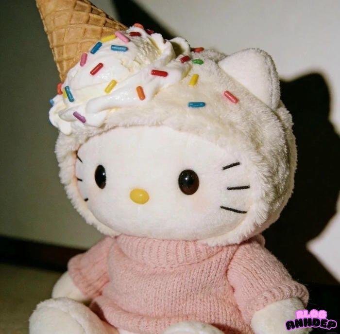 hình đại diện hello kitty nghệ thuật