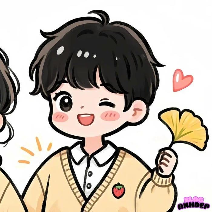 hình đại diện nam cute chibi