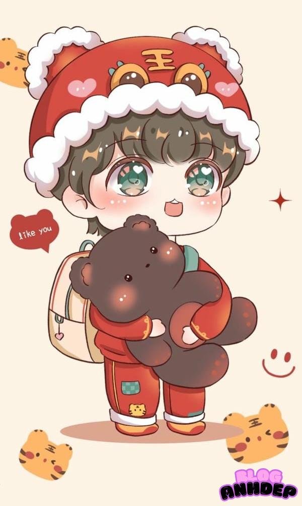 hình nền tết cute