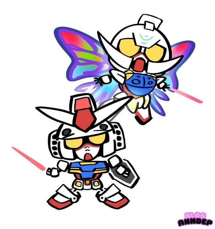 lên cho bạn con hàng chibi gundam