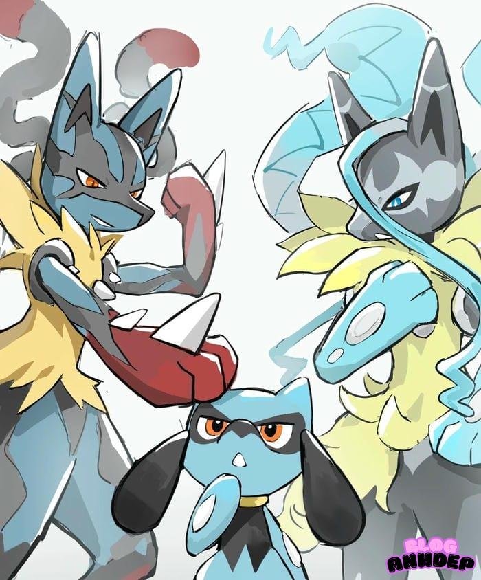 lucario đơn giản