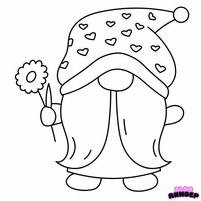 màu chibi ông già noen