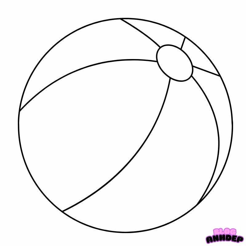 màu chibi quả bóng