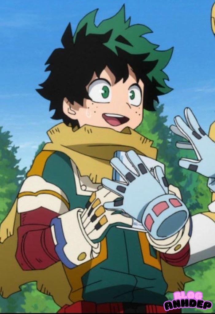 midoriya izuku cười nhẹ