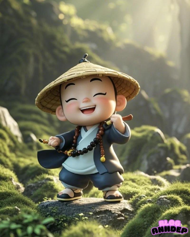 ngộ nghĩnh ảnh chú tiểu cười